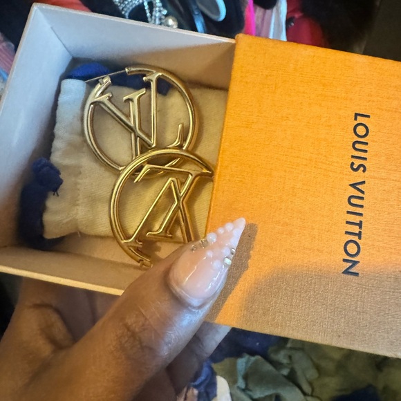 Louis Vuitton Hoop Earings - Picture 1 of 1
